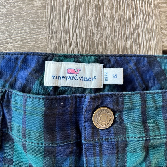 Vineyard Vines Jamie Blackwatch Print pants size 14 & 12 - Picture 5 of 12